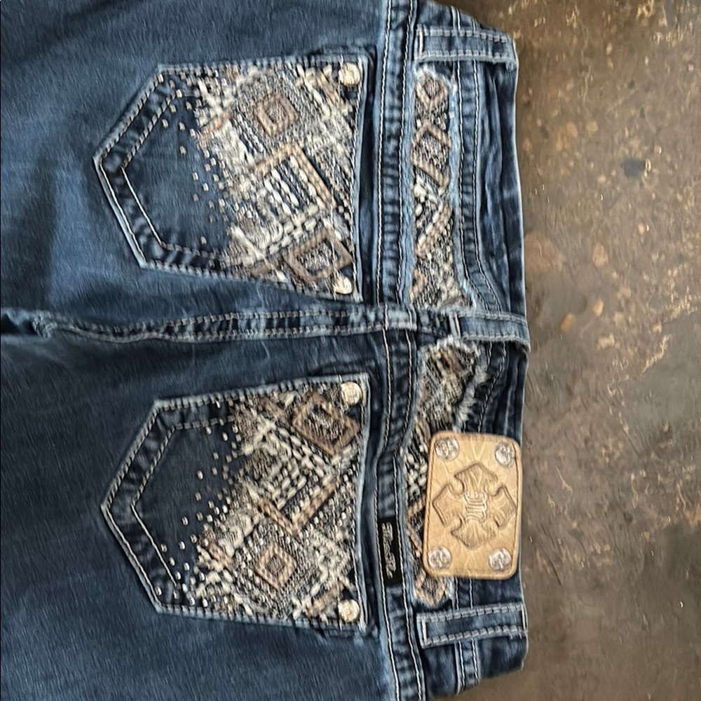 Miss Me Dark Blue Boot Cut Jeans